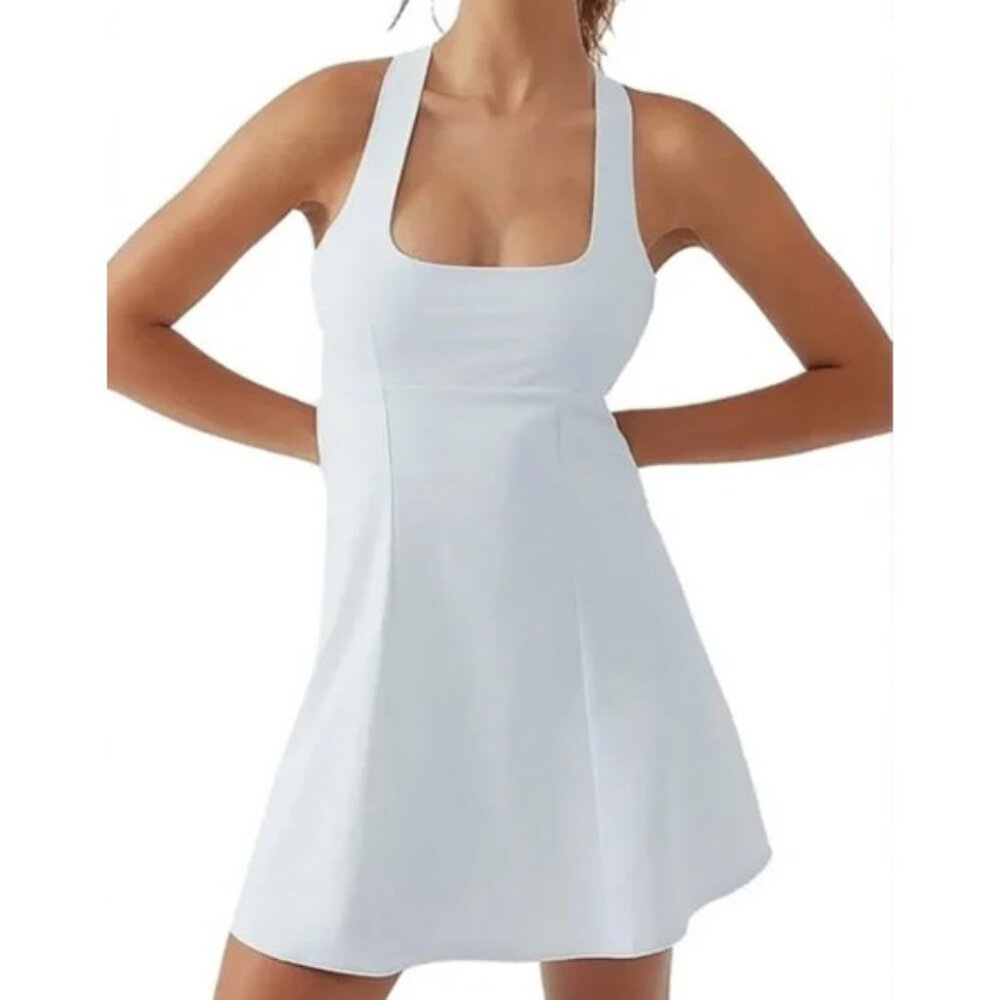 OUTDOOR VOICES Cross Back Tennis Dress